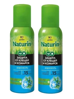 Аэрозоль от комаров и клещей Naturin