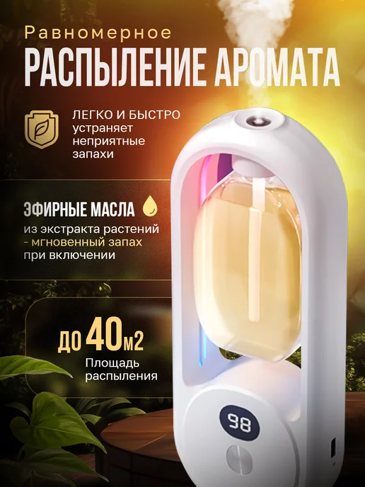 TechnoEarth Освежитель воздуха автоматический для дома, белый, фото 2