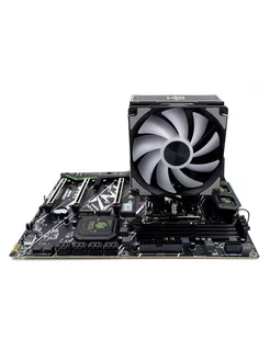 Комплект X99 F8+XEON E5-2697v3 + 2x16 Гб + кулер Huananzhi