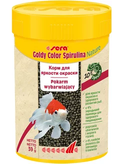 Корм Goldy Color Spirulina для окраса золотых рыб 100 мл