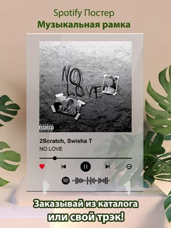 Spotify постеры 2Scratch Swisha T - NO LOVE