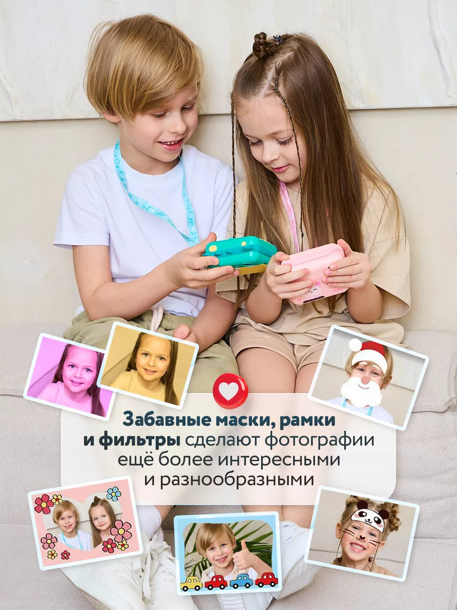 Детский фотоаппарат с моментальной печатью BABY TOYS STORE 223371552 купить  за 3 252 ₽ в интернет-магазине Wildberries