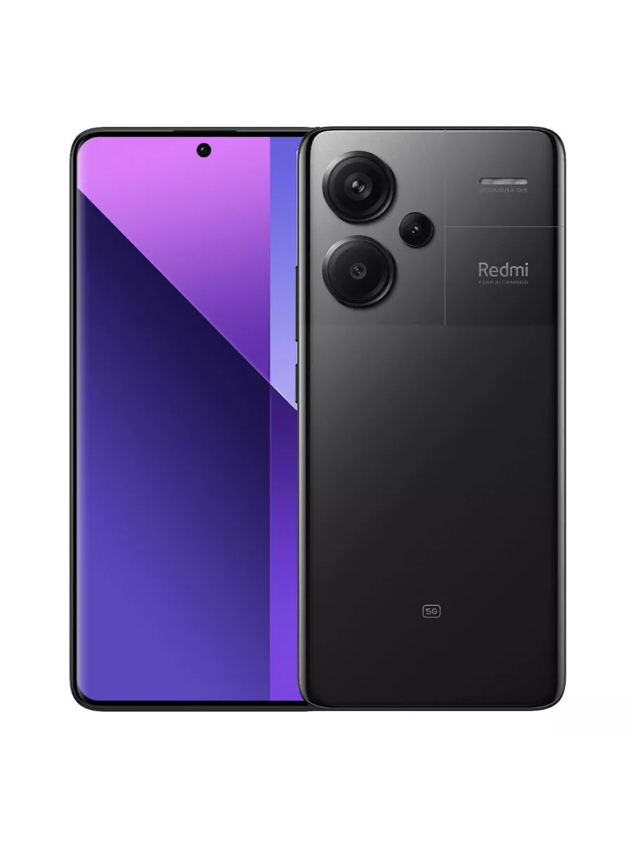 Redmi Note 13 Pro+ 5G 8/256 GB, Midnight Black, Ростест Xiaomi 223408596  купить за 33 495 ₽ в интернет-магазине Wildberries