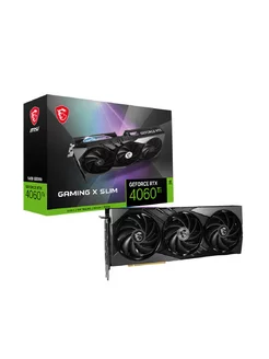 Видеокарта RTX 4060 Ti Gaming X Slim, 16 ГБ MSI 223412941 купить за 58 844 ₽ в интернет-магазине Wildberries