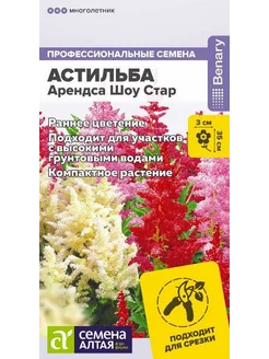 Семена Астильба Арендса Шоу Стар, 3шт Семена Алтая 223425393 купить за 153 ₽ в интернет-магазине Wildberries