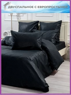 Постельное белье 2 спальное комплект с европростыней 210х240 "HOME TEXTILE" 223460154 купить за 1 102 ₽ в интернет-магазине Wildberries