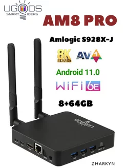 MEDIA TV BOX ANDROID AM8 PRO 8+64GB UGOOS AM8 PRO Zharkyn 223471260 купить за 19 340 ₽ в интернет-магазине Wildberries