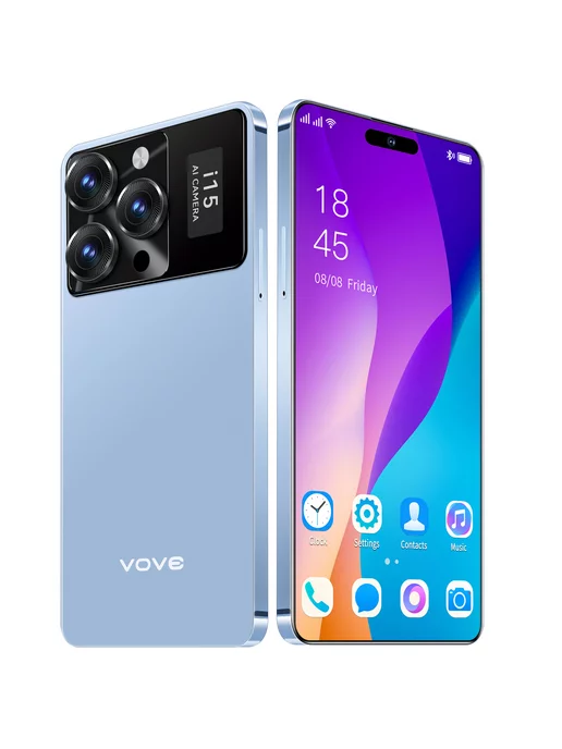 Смартфон VOVE I15pro Max 16/512 ГБ, синий, фото 2