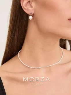 Колье чокер на шею из натурального жемчуга Morza Jewelry 223527185 купить за 2 790 ₽ в интернет-магазине Wildberries