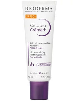 Восстанавливающий крем для лица и тела Cicabio SPF50+, 40 мл