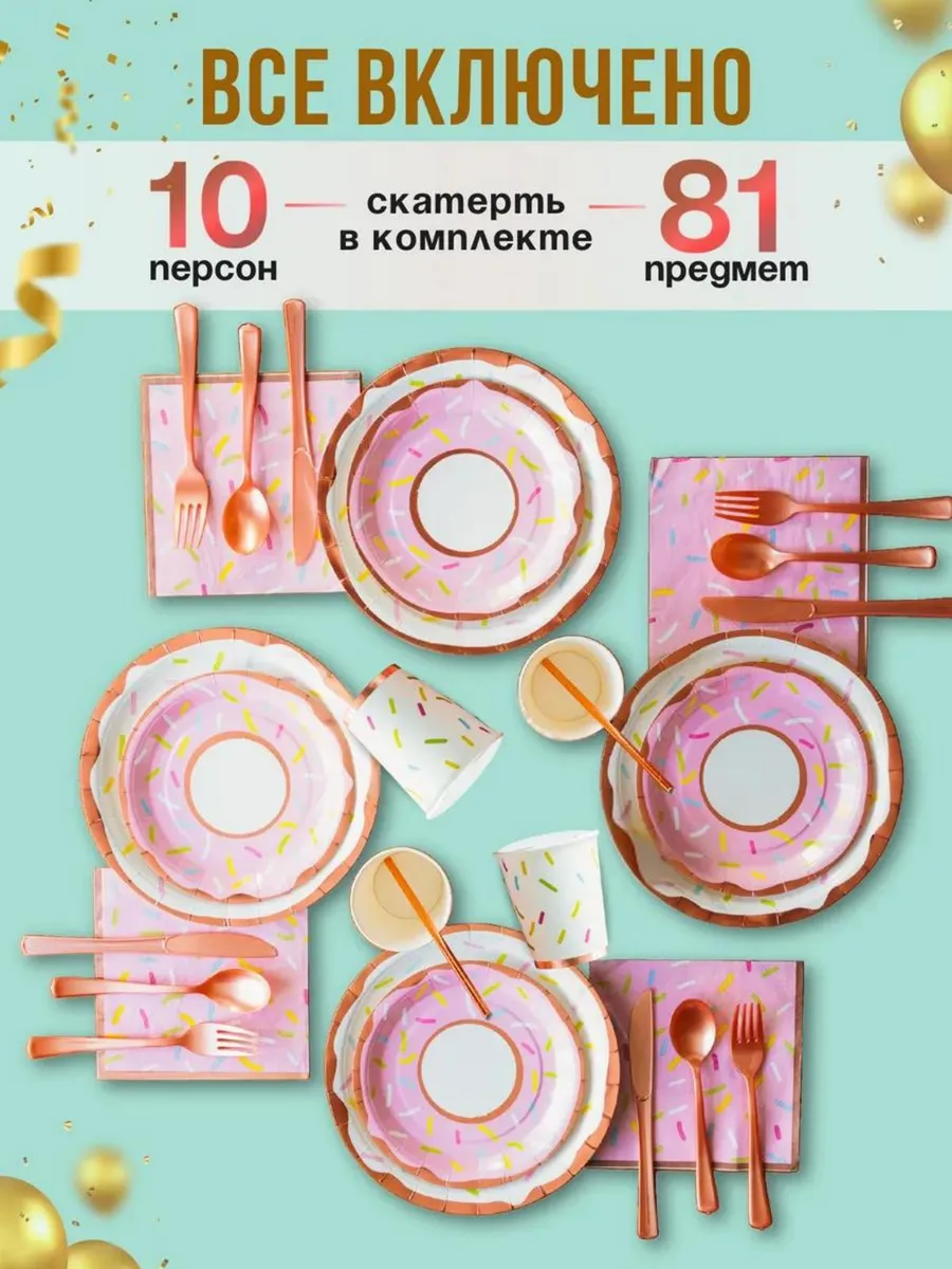 Одноразовая посуда для...