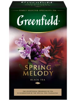 Чай черный Greenfield Spring Melody листовой, 100 г 223579294 купить за 258 ₽ в интернет-магазине Wildberries