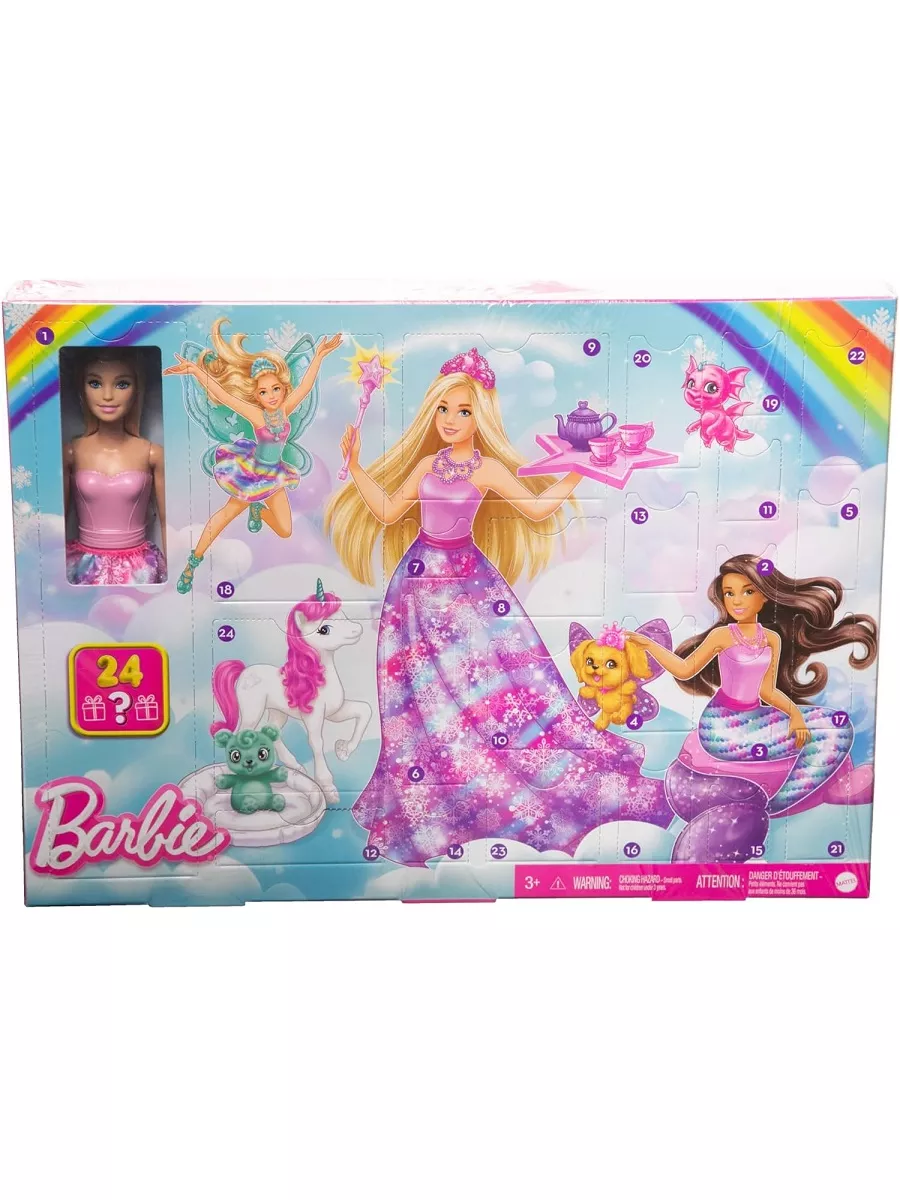 Кукла Barbie Адвент календарь Advent Calendar HVK26 Barbie 223627237 купить  за 4 041 ₽ в интернет-магазине Wildberries