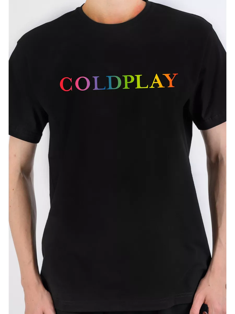 Футболка с принтом группы Coldplay