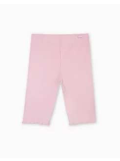 Фиолетовые велосипедки в рубчик для девочки