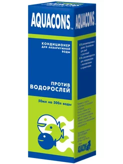 Кондиционер Aquacons Против Водорослей аквариумной воды 50мл