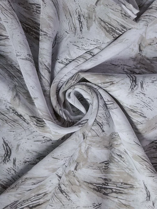 Zaza-tex Тюль под лен 200х250 см на шторной ленте, 200x250 см, фото 3