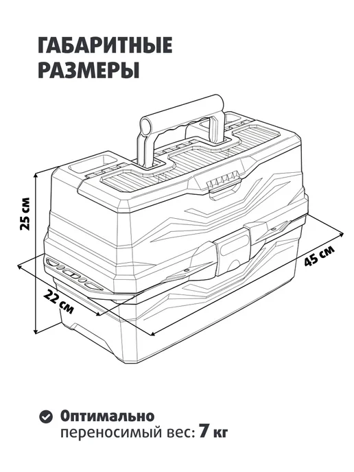Трофей Ящик для хранения рыболовный, вариант, фото 4