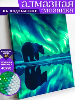 Полярный медведь Алмазная мозаика на подрамнике 40х50 Art on Canvas 223778331 купить за 592 ₽ в интернет-магазине Wildberries