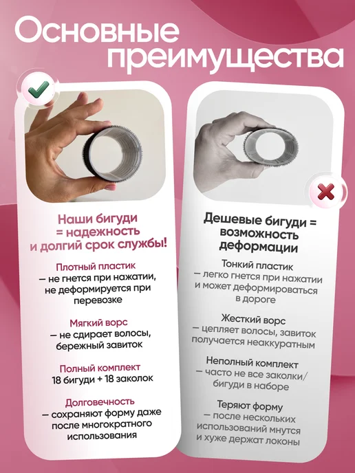LinLand Бигуди липучки для локонов и объема, вариант, фото 5