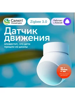 Умный датчик движения SBDV-00029, Zigbee 3.0, Белый