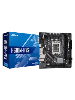 Материнская плата H610M-HVS ASRock 223881121 купить за 5 767 ₽ в интернет-магазине Wildberries