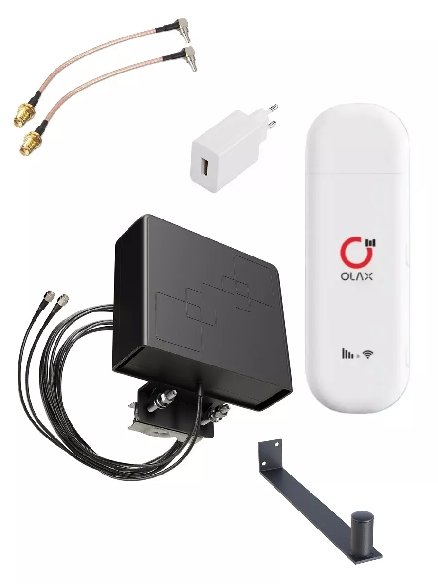 Комплект для Wi-Fi интернета MiMo антенна 2*12dBi с Olax F90