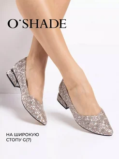 Туфли на низком каблуке O`SHADE 223904651 купить за 3 489 ₽ в интернет-магазине Wildberries