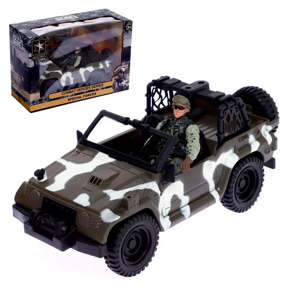 Игровой набор военного Боевой внедорожник