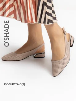 Туфли женские летние на низком каблуке O`SHADE 223913311 купить за 2 589 ₽ в интернет-магазине Wildberries