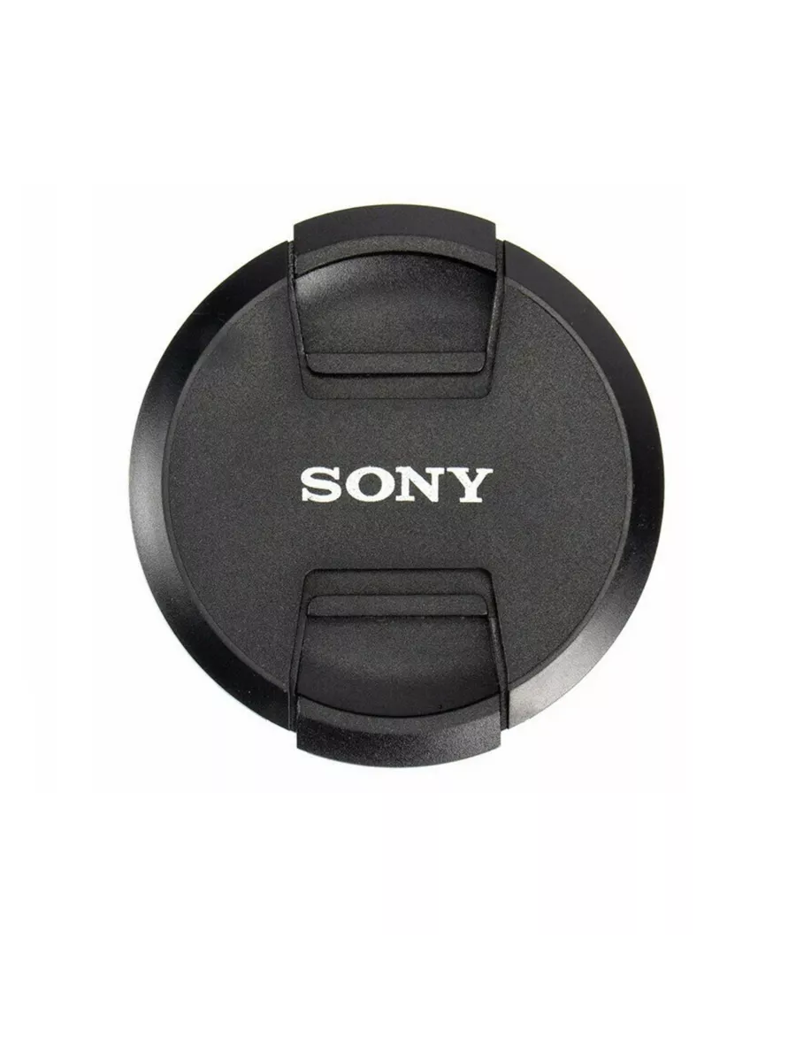 Крышка объектива с надписью Sony FE 24-105 мм F4 G OSS 77mm