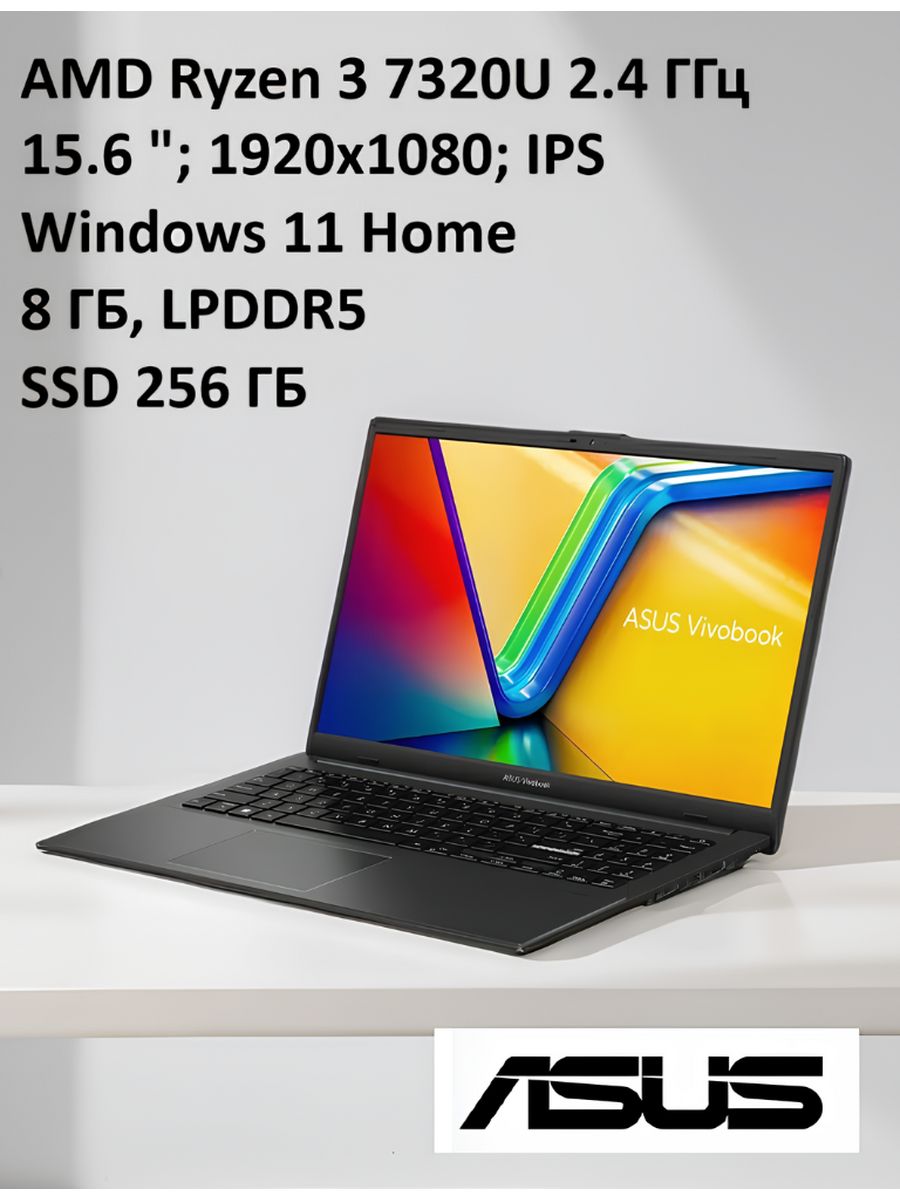 Asus vivobook go e1504fa bq719 black