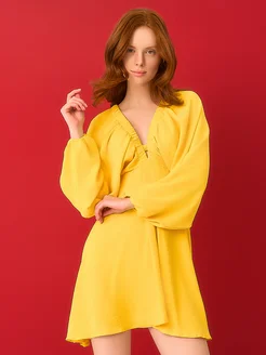 Домашнее платье больших размеров Adeliya Dress 223940797 купить за 1 560 ₽ в интернет-магазине Wildberries