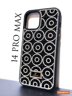 Чехол на iphone 14 pro max со стразами Swarovski