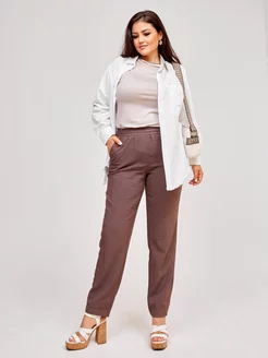 Брюки женские лен Cupro Ramie 223954512 купить за 728 ₽ в интернет-магазине Wildberries
