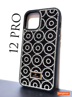 Чехол на iphone 12 pro со стразами Swarovski