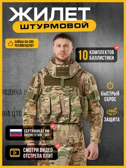 Бронежилет тактический штурмовой Universal Armor 1115