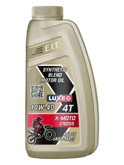 Моторное масло X-MOTO CROSS 4Т SYNTHETIC BLEND 10W-40 1л