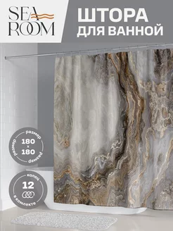 Штора для ванной SeaRoom 224029786 купить за 710 ₽ в интернет-магазине Wildberries