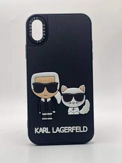 Чехол на айфон iPhone X Xs Karl Lagerfeld