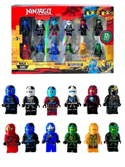 Конструктор Ninjago минифигурки Ниндзяго 12 шт. аналог лего