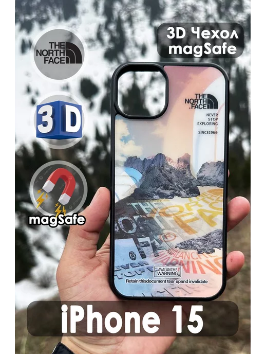 The North Face чехол на iPhone 15