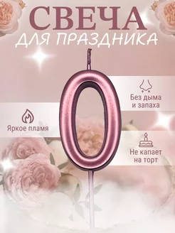 Свечи для торта цифра 0