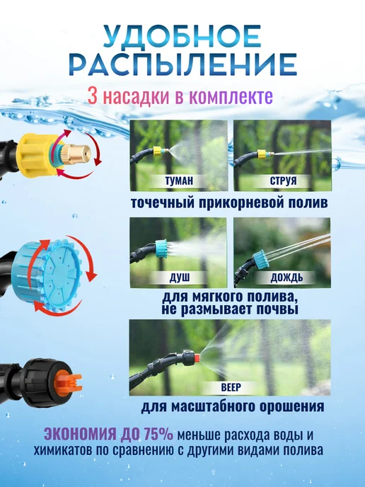 domogorod Опрыскиватель аккумуляторный садовый 2400 мАч, 2400 мАч, фото 3