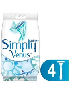 Gillette venus simply 2 бритва однораз д же 4 шт-1уп