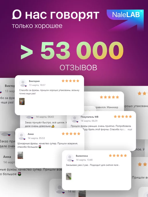 NaleLab Фреза для маникюра безопасная твердосплавная, вариант, фото 8