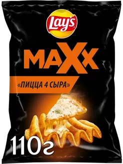 Чипсы картофельные Max, со вкусом пицца 4 сыра, 110г