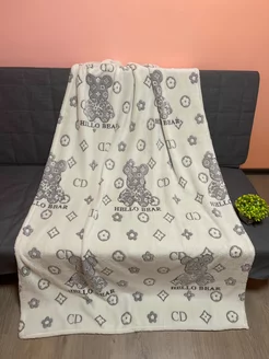 Плед на диван и кровать для дома /120х200 см/ 224274679 купить за 379 ₽ в интернет-магазине Wildberries