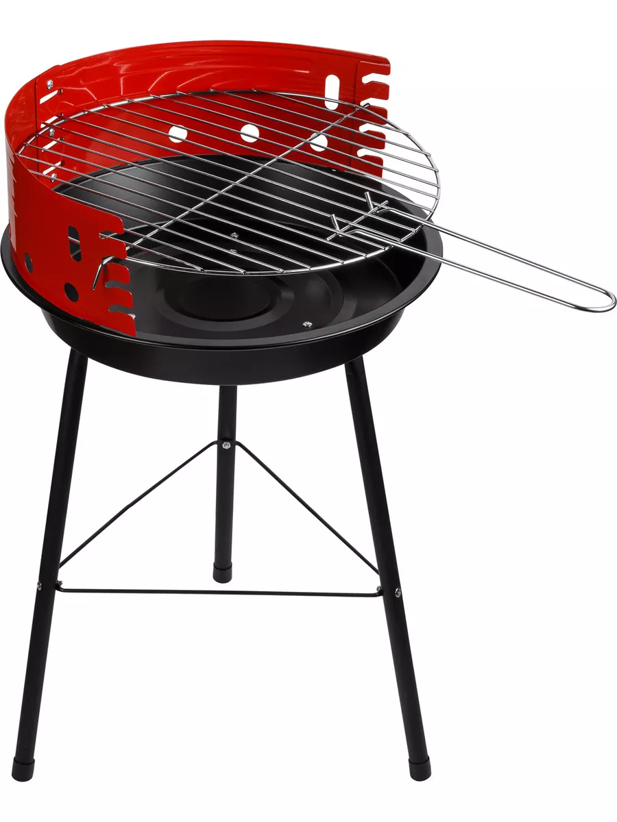Гриль угольный уличный переносной разборный BBQ 35x35x56 см