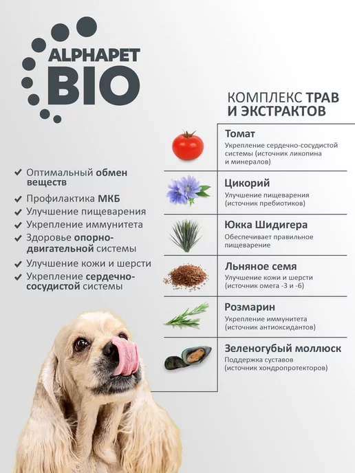 Сухой корм AlphaPet для собак, взрослые, мелкие, индейка, 0,5 кг, фото 5